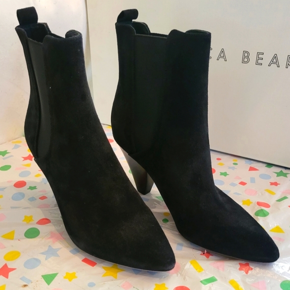 Veronica Beard Baxter Suede Western Chelsea Boots Size 9 MUST SELL! - Picture 6 of 16